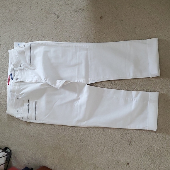 White denim capri/crop size 12 nwt - Picture 5 of 8